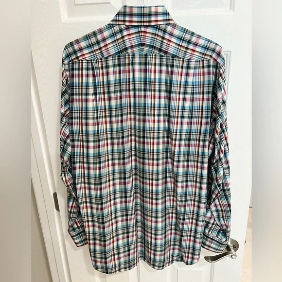 Peter Millar Size Large Dress Shirt Button Down EUC - Picture 2 of 3